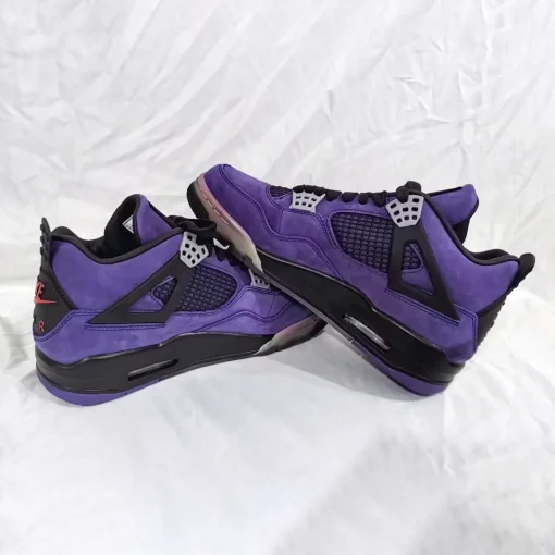 [Premium] Travis Scott x AJ 4 F&F Dynasty Purple Shoes Sneakers – nk0003926 - Image 6