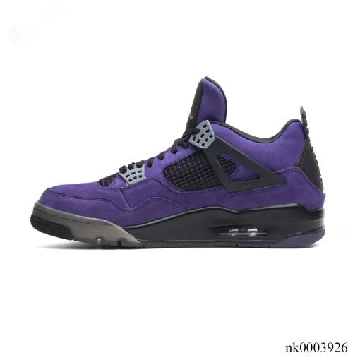 [Premium] Travis Scott x AJ 4 F&F Dynasty Purple Shoes Sneakers – nk0003926 - Image 2