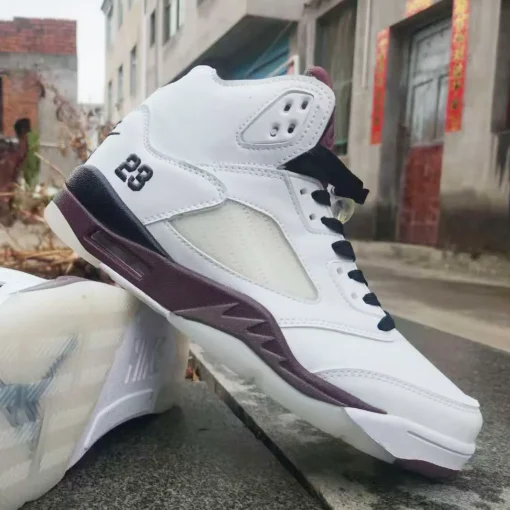 A Ma Maniere x AJ 5 Violet Ore Shoes Sneakers - nk0004340 - Image 3