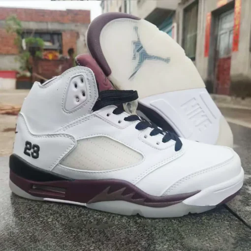 A Ma Maniere x AJ 5 Violet Ore Shoes Sneakers - nk0004340 - Image 6