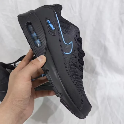 AM 90 Black University Blue Shoes Sneakers – nk0004388 - Image 9