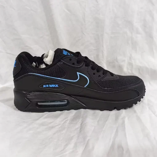 AM 90 Black University Blue Shoes Sneakers – nk0004388 - Image 7