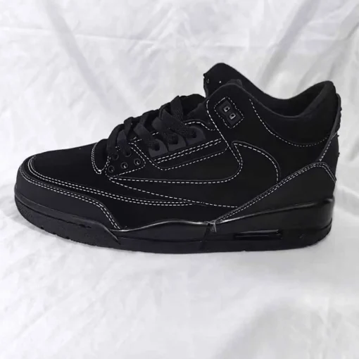 Travis Scott x AJ 3 Black Cat Shoes Sneakers – nk0004396 - Image 3
