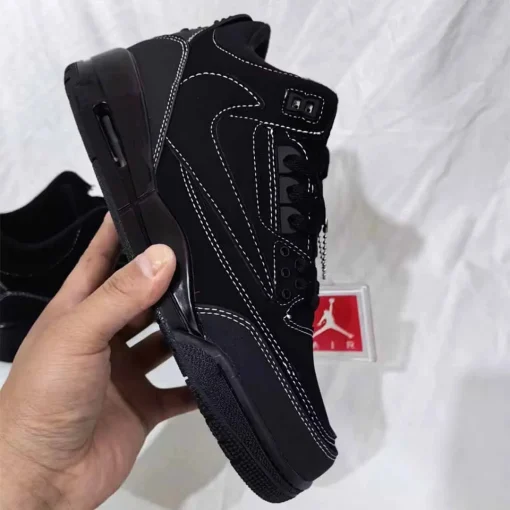 Travis Scott x AJ 3 Black Cat Shoes Sneakers – nk0004396 - Image 5