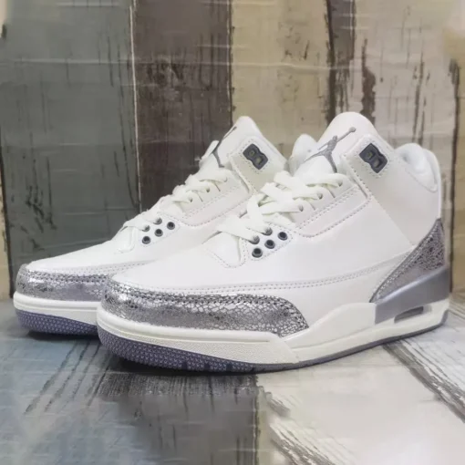 AJ 3 Sail/Metallic Silver Shoes Sneakers – nk0004372 - Image 6