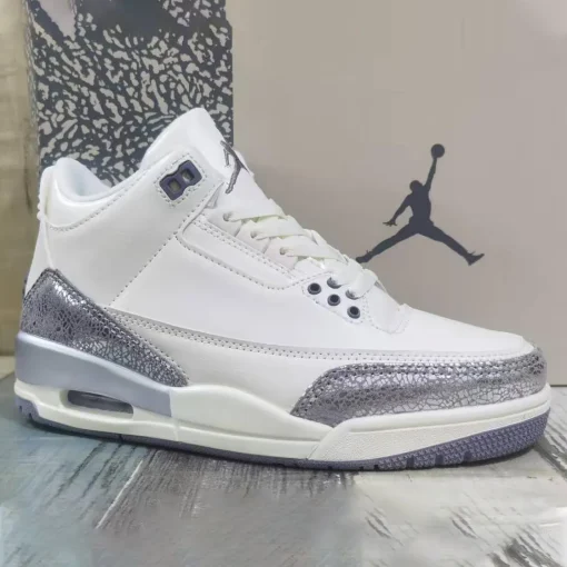 AJ 3 Sail/Metallic Silver Shoes Sneakers – nk0004372 - Image 7