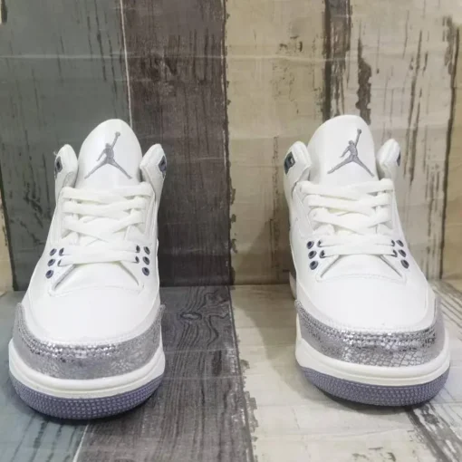 AJ 3 Sail/Metallic Silver Shoes Sneakers – nk0004372 - Image 9