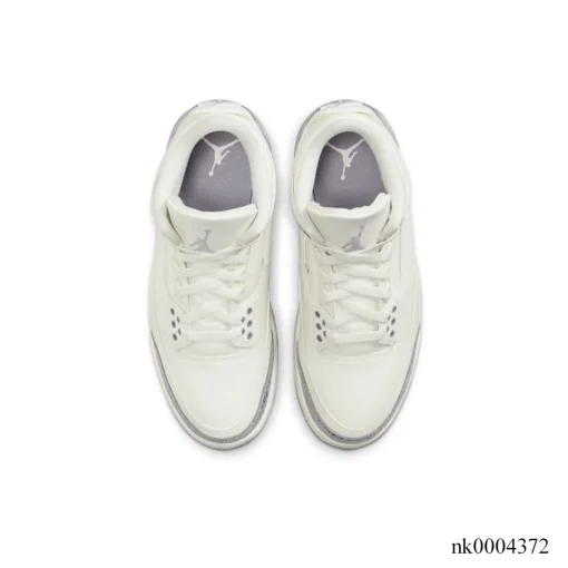 AJ 3 Sail/Metallic Silver Shoes Sneakers – nk0004372 - Image 4