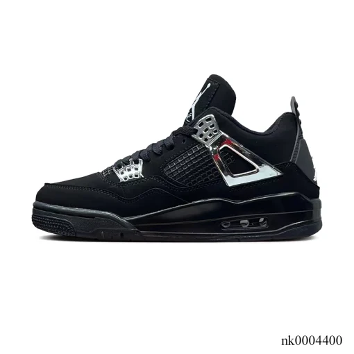 AJ 4 Black Chrome Shoes Sneakers – nk0004400 - Image 2