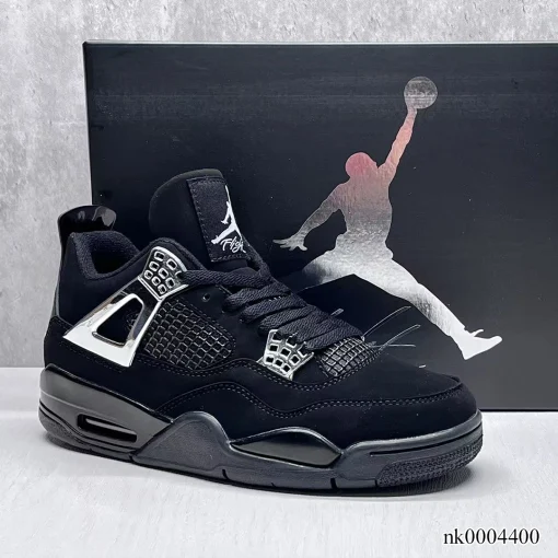 AJ 4 Black Chrome Shoes Sneakers – nk0004400 - Image 5
