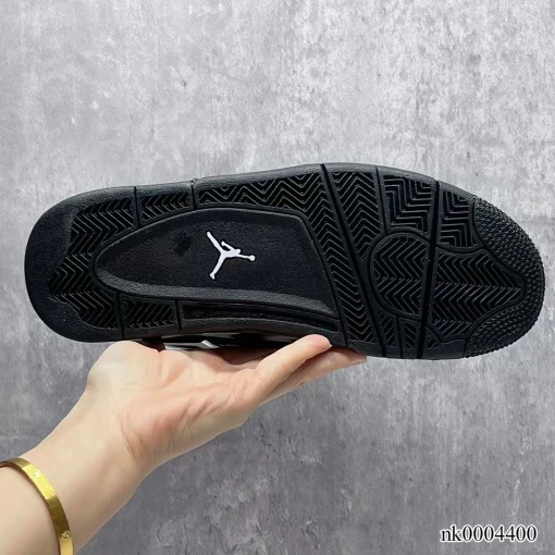 AJ 4 Black Chrome Shoes Sneakers – nk0004400 - Image 6