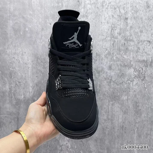AJ 4 Black Chrome Shoes Sneakers – nk0004400 - Image 9