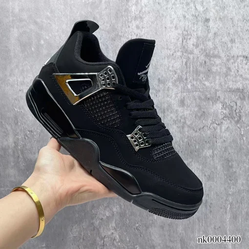 AJ 4 Black Chrome Shoes Sneakers – nk0004400 - Image 4