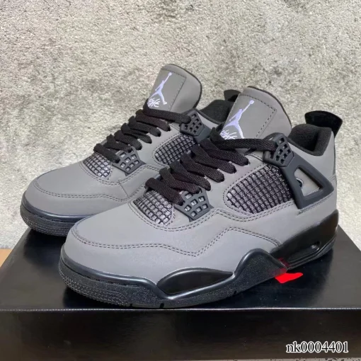 Travis Scott x AJ 4 Dark Gray Black Shoes Sneakers – nk0004401 - Image 3