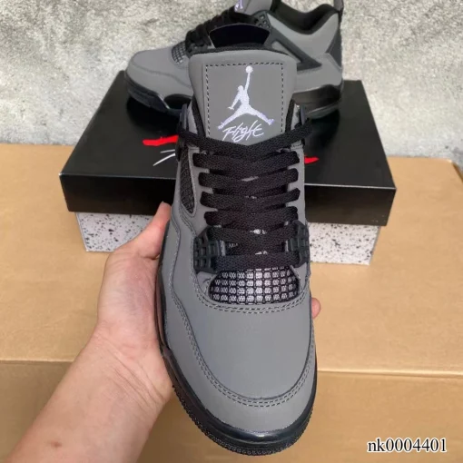 Travis Scott x AJ 4 Dark Gray Black Shoes Sneakers – nk0004401 - Image 8