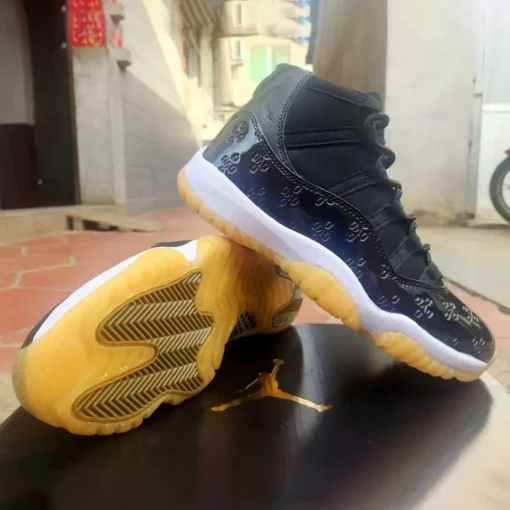 Drake x AJ 11 OVO Monogram Black Sample Shoes Sneakers - nk0004416 - Image 4