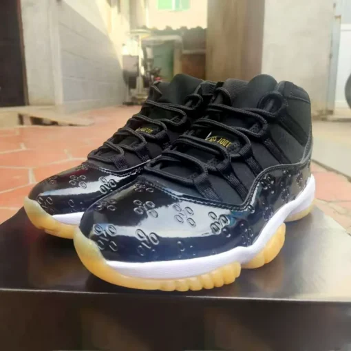 Drake x AJ 11 OVO Monogram Black Sample Shoes Sneakers - nk0004416 - Image 5