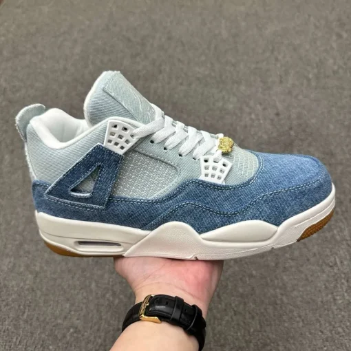 AJ 4 Denim Worn Blue Shoes Sneakers – nk0004418 - Image 4