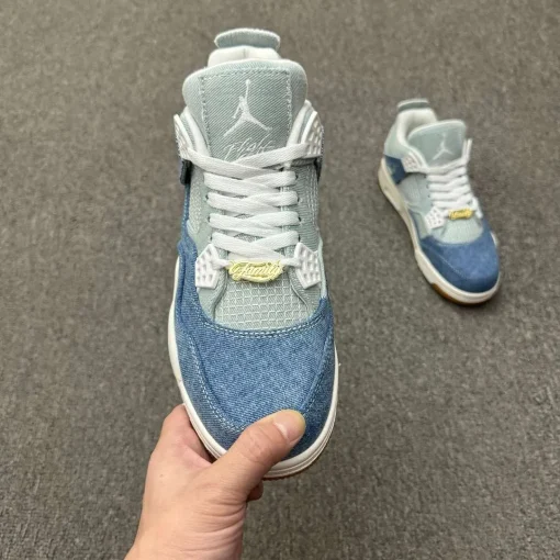 AJ 4 Denim Worn Blue Shoes Sneakers – nk0004418 - Image 7