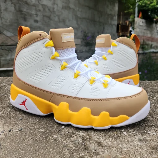 AJ 9 Mustard Shoes Sneakers - nk0004422 - Image 3
