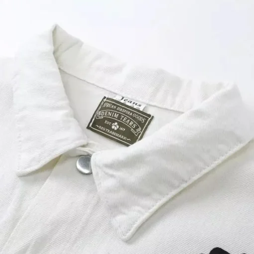 DT Kapok White Denim Jackets - 121 - dt0000121 - Image 5