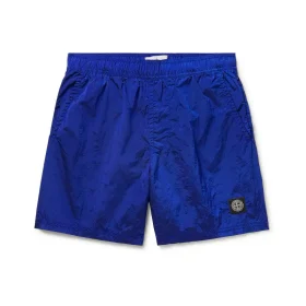 SI Blue Nylon Metal Shorts - 2 - SI0000002
