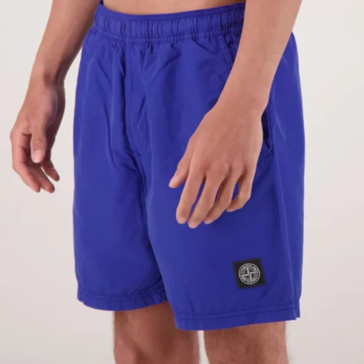 SI Blue Nylon Metal Shorts - 2 - SI0000002 - Image 3