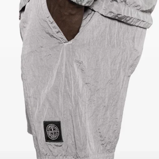 SI Gray Nylon Metal Shorts - 4 - SI0000004 - Image 3
