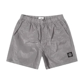 SI Gray Nylon Metal Shorts - 4 - SI0000004