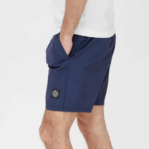 SI Navy Nylon Metal Shorts - 6 - SI0000006 - Image 3