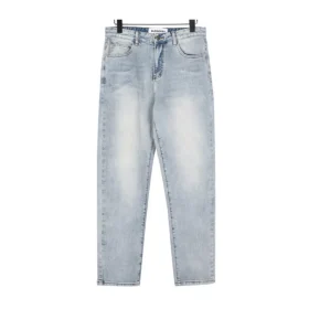 BUR Light Blue Logo Patch Denim Jeans - 362 - bbr0000362
