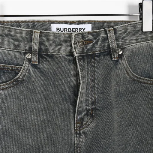 BUR Embroidered Crest Vintage Wash Jeans - 363 - bbr0000363 - Image 6