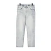 BUR Embroidered Light Wash Denim Jeans - 365 - bbr0000365