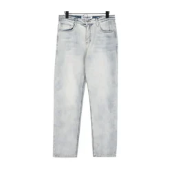 BUR Embroidered Light Wash Denim Jeans - 365 - bbr0000365