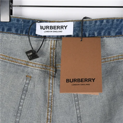 BUR Embroidered Light Wash Denim Jeans - 365 - bbr0000365 - Image 8