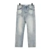 BUR Embroidered Crest Patch Jeans in Light Blue - 366 - bbr0000366