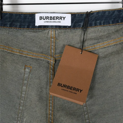 BUR Monogram Distressed Denim Jeans in Indigo - 367 - bbr0000367 - Image 11