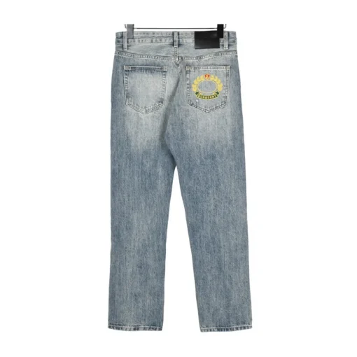 BUR Classic Crest Logo Washed Denim Jeans - 368 - bbr0000368 - Image 2