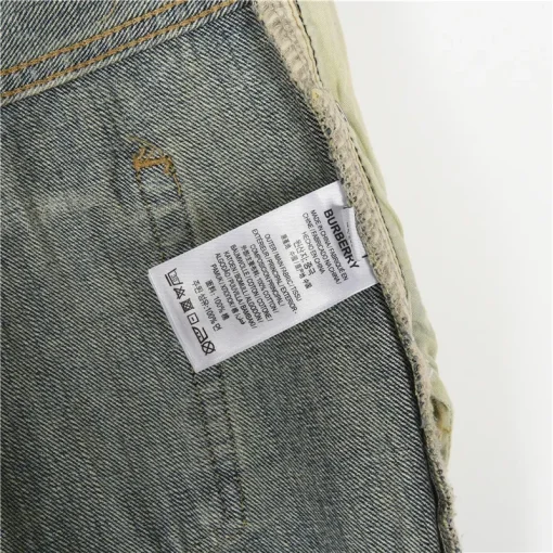 BUR Classic Crest Logo Washed Denim Jeans - 368 - bbr0000368 - Image 11