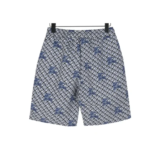 BUR All-Over Monogram Knight Shorts in Navy - 370 – bbr0000370 - Image 2