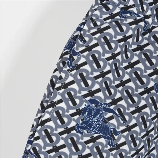 BUR All-Over Monogram Knight Shorts in Navy - 370 – bbr0000370 - Image 4
