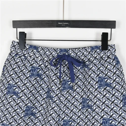 BUR All-Over Monogram Knight Shorts in Navy - 370 – bbr0000370 - Image 3