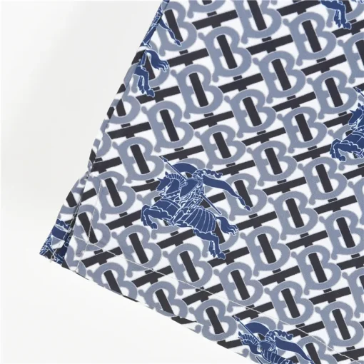 BUR All-Over Monogram Knight Shorts in Navy - 370 – bbr0000370 - Image 5