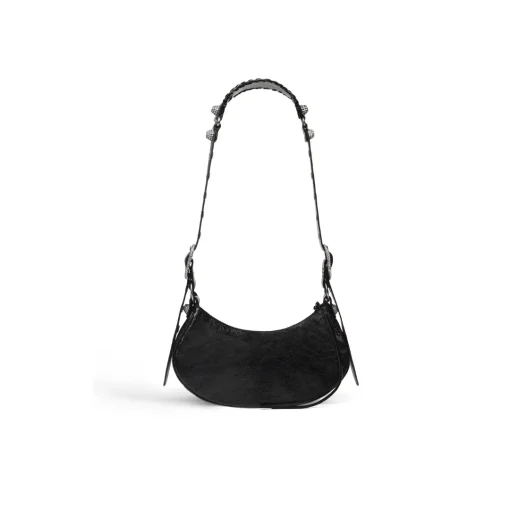 BLCG Le Cagole Shoulder Bag Black Aged Calfskin - 39 - bl0000039 - Image 2