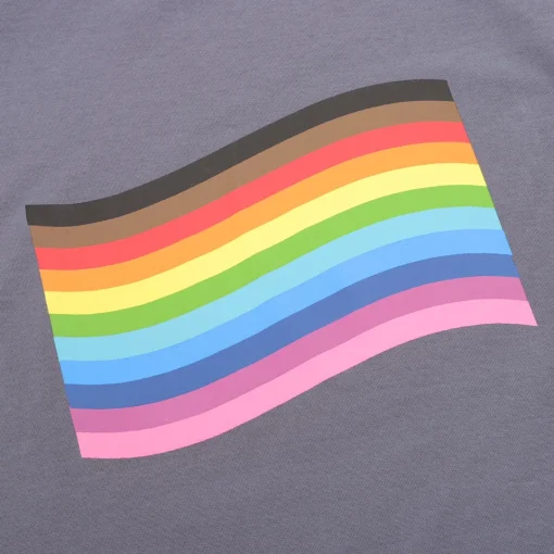 BLCG Pride Rainbow Flag T-shirt in Grey - 44 - bl0000044 - Image 6