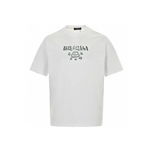BLCG Butterfly Graffiti Logo T-shirt in White - 584 - blcg0000584