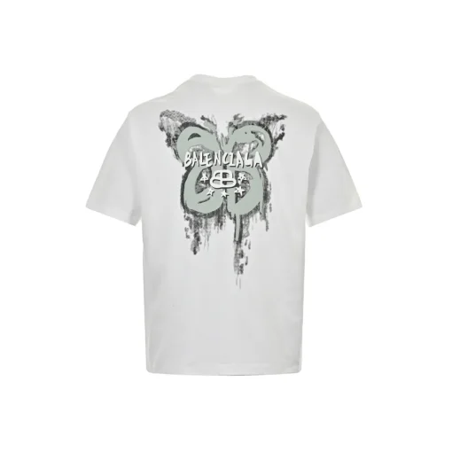 BLCG Butterfly Graffiti Logo T-shirt in White - 584 - blcg0000584 - Image 2