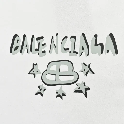 BLCG Butterfly Graffiti Logo T-shirt in White - 584 - blcg0000584 - Image 6