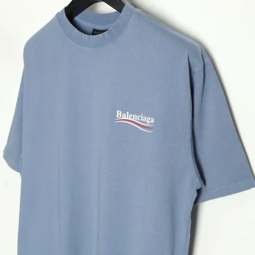 BLCG Campaign Logo T-shirt in Washed Blue - 585 - blcg00000585 - Image 4