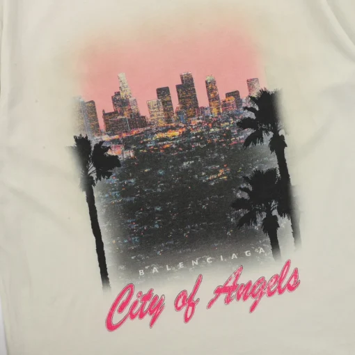 BLCG City of Angels Skyline T-shirt in Vintage White - 587 - blcg00000587 - Image 6